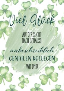 Teamgrußkarte Kollege
